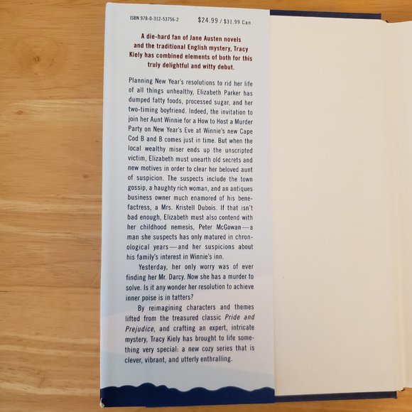 Murder at Longbourn: A Mystery by Tracy Kiely (hardcover) - Picture 5 of 8